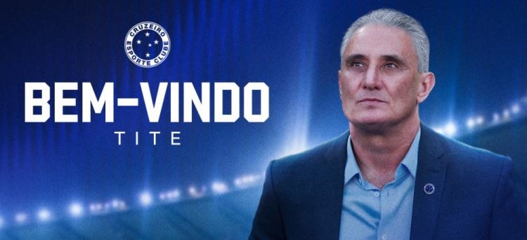 官方：前巴西队主帅蒂特执教克鲁塞罗，签约至2026赛季结束