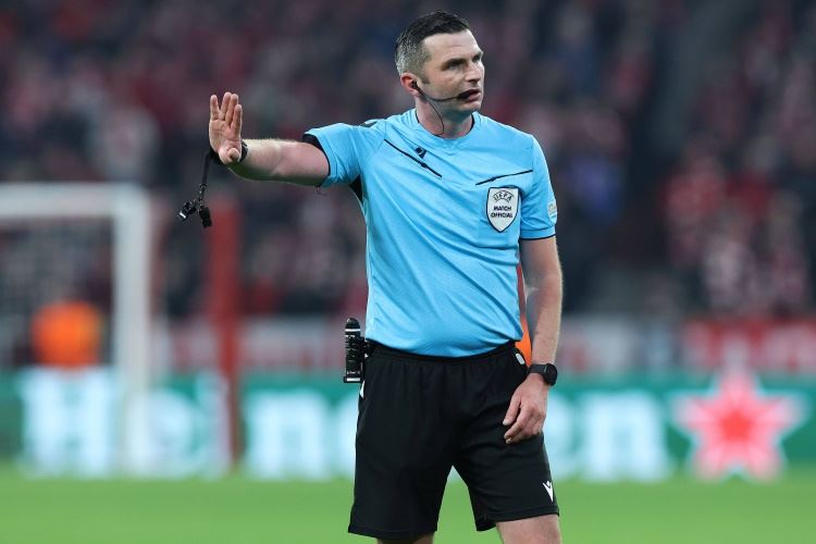 英超第17轮裁判：布鲁克斯执法热刺vs利物浦 奥利弗执法维拉曼联